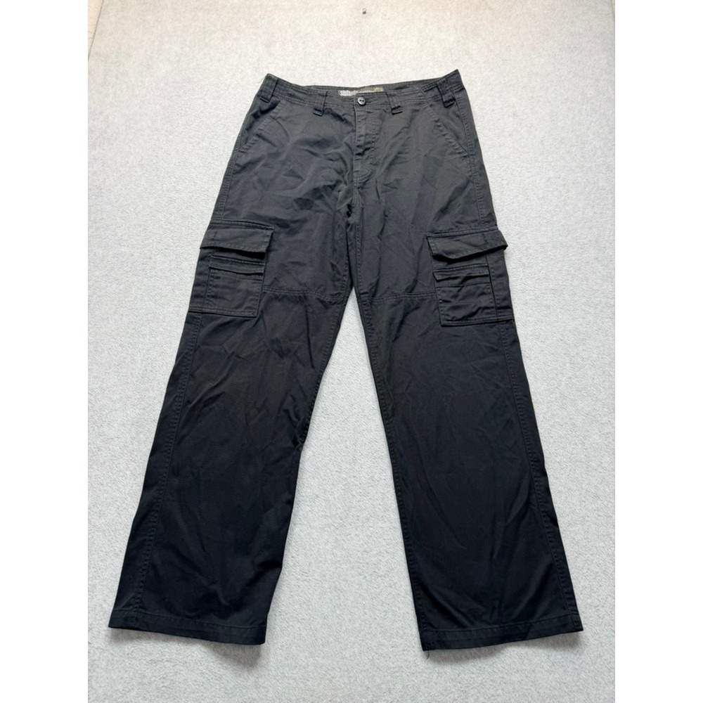 Southpole Mens Black Cargo Pants Size 34 Straight Leg Streetwear RN 82628